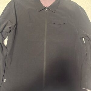 Travis Mathew Black/Red Reversible Zip-Up Jacket XL